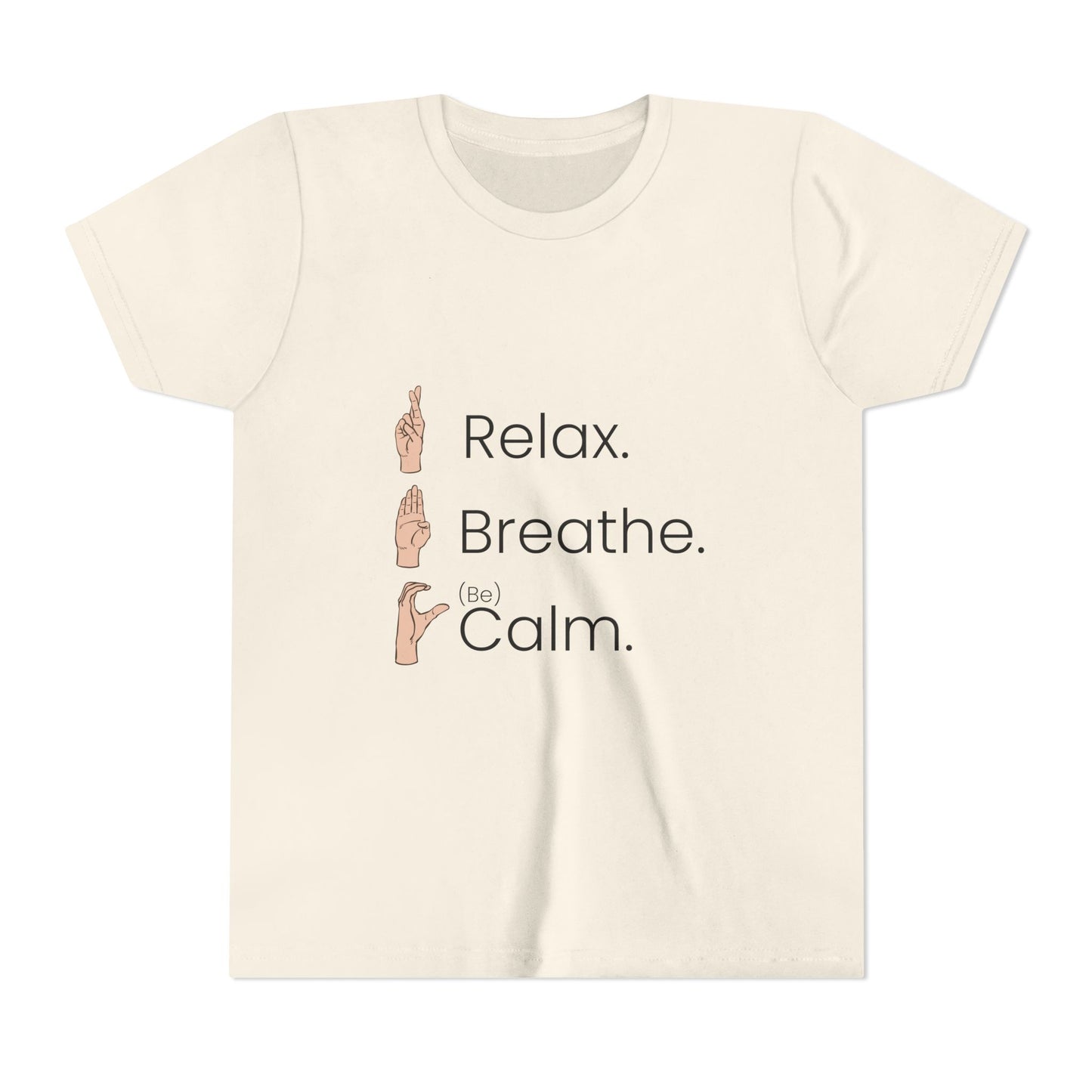 Youth T-Shirt - RBC - Relax. Breathe. (Be) Calm.