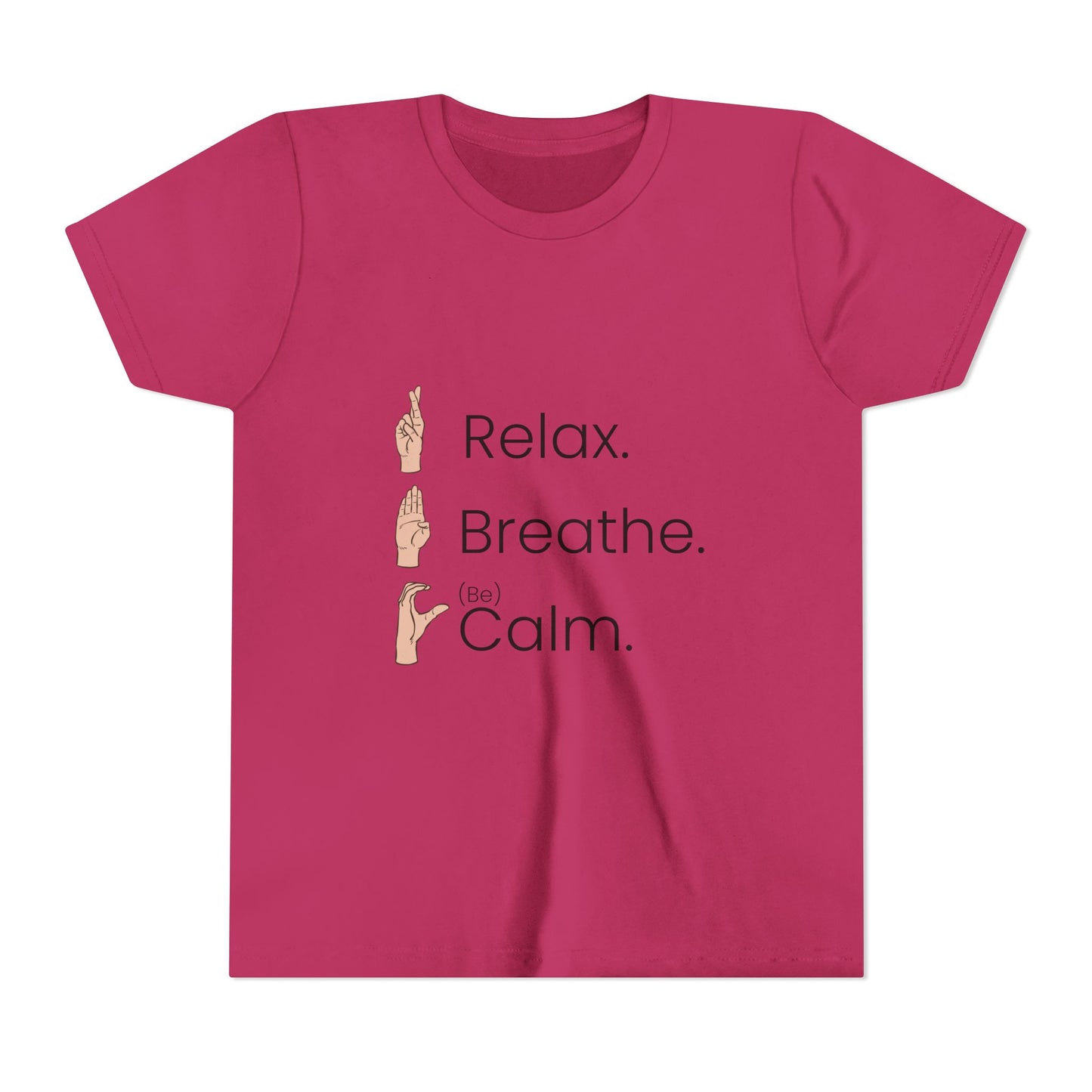 Youth T-Shirt - RBC - Relax. Breathe. (Be) Calm.