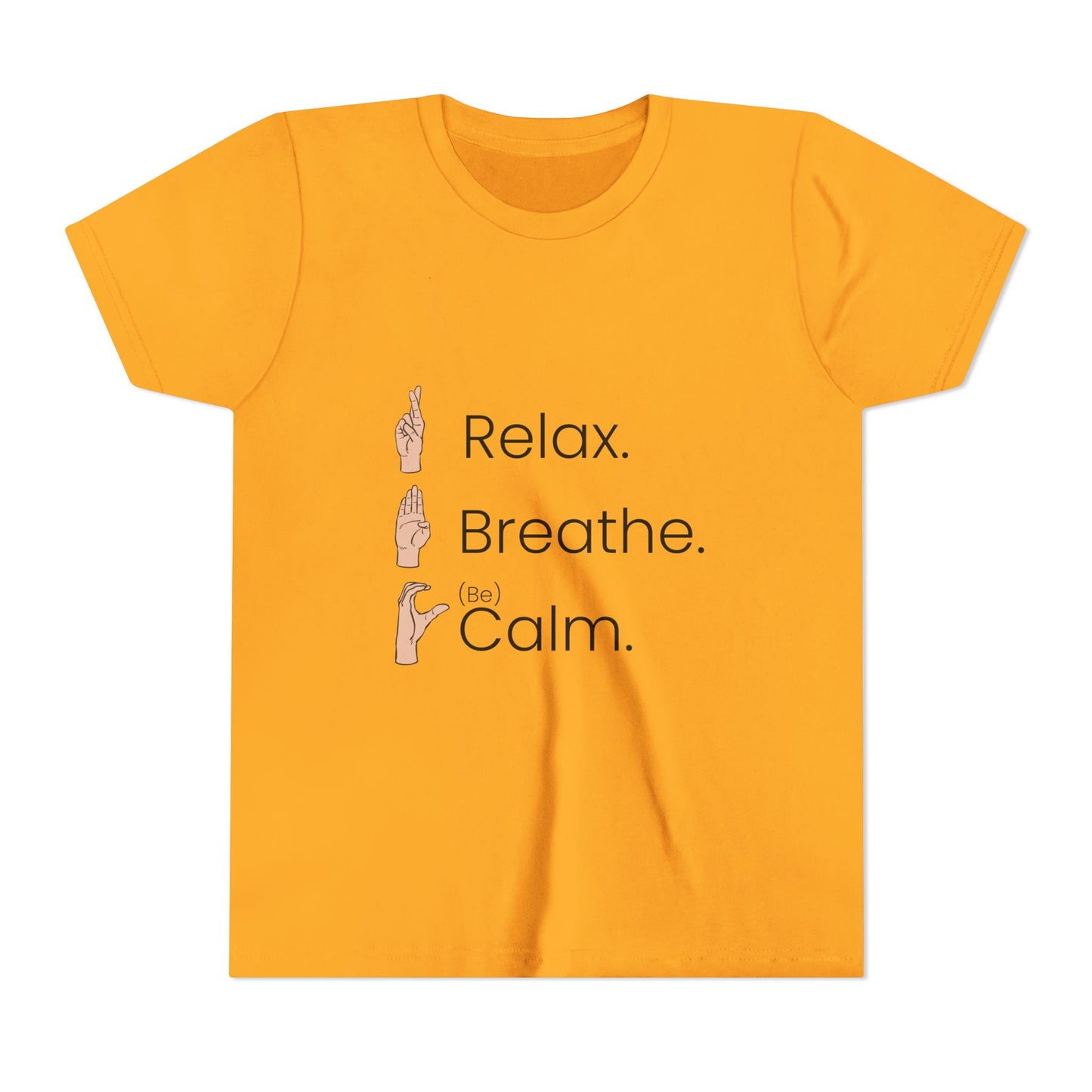 Youth T-Shirt - RBC - Relax. Breathe. (Be) Calm.