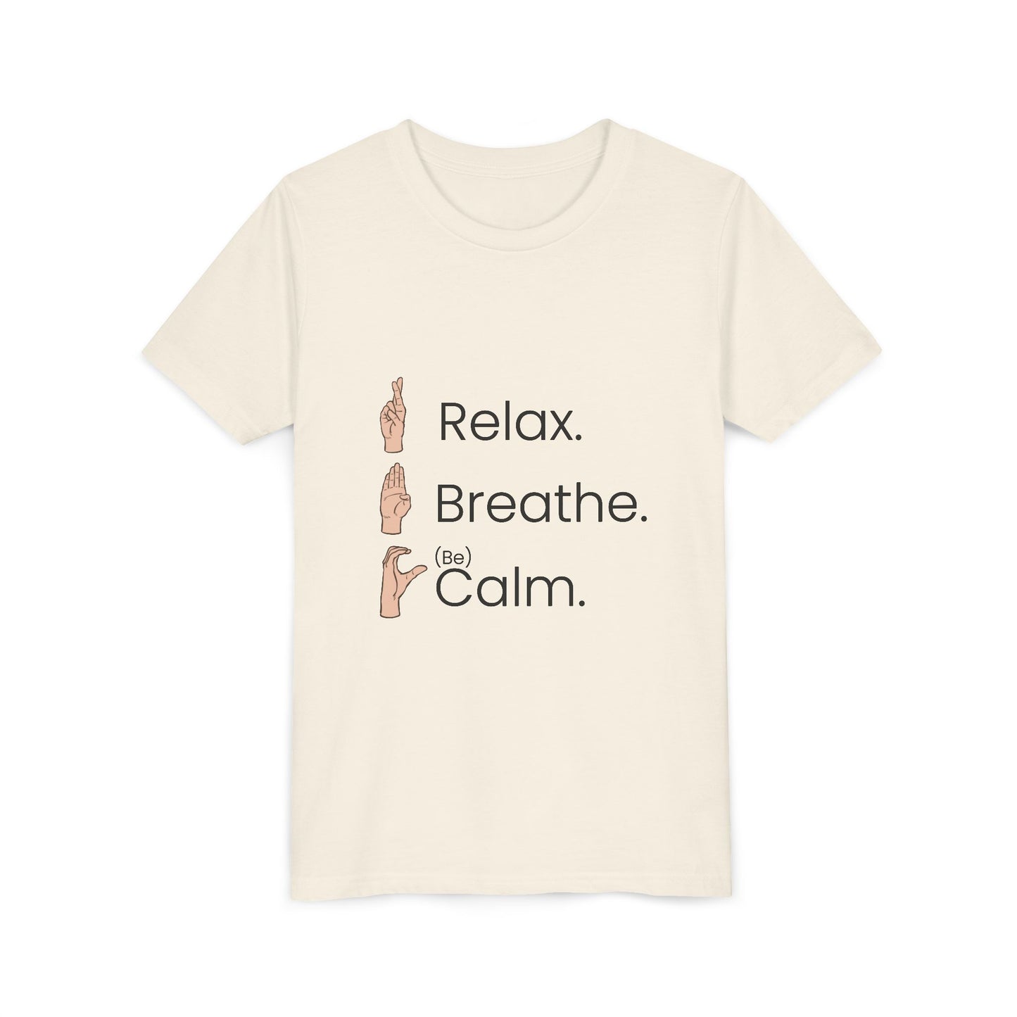 Youth T-Shirt - RBC - Relax. Breathe. (Be) Calm.