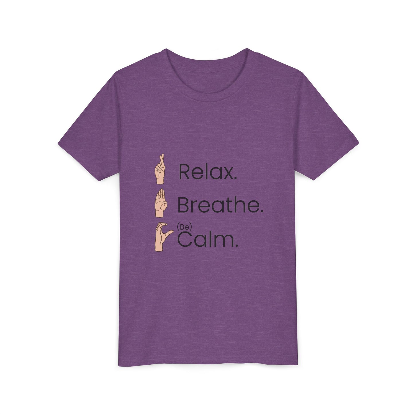 Youth T-Shirt - RBC - Relax. Breathe. (Be) Calm.