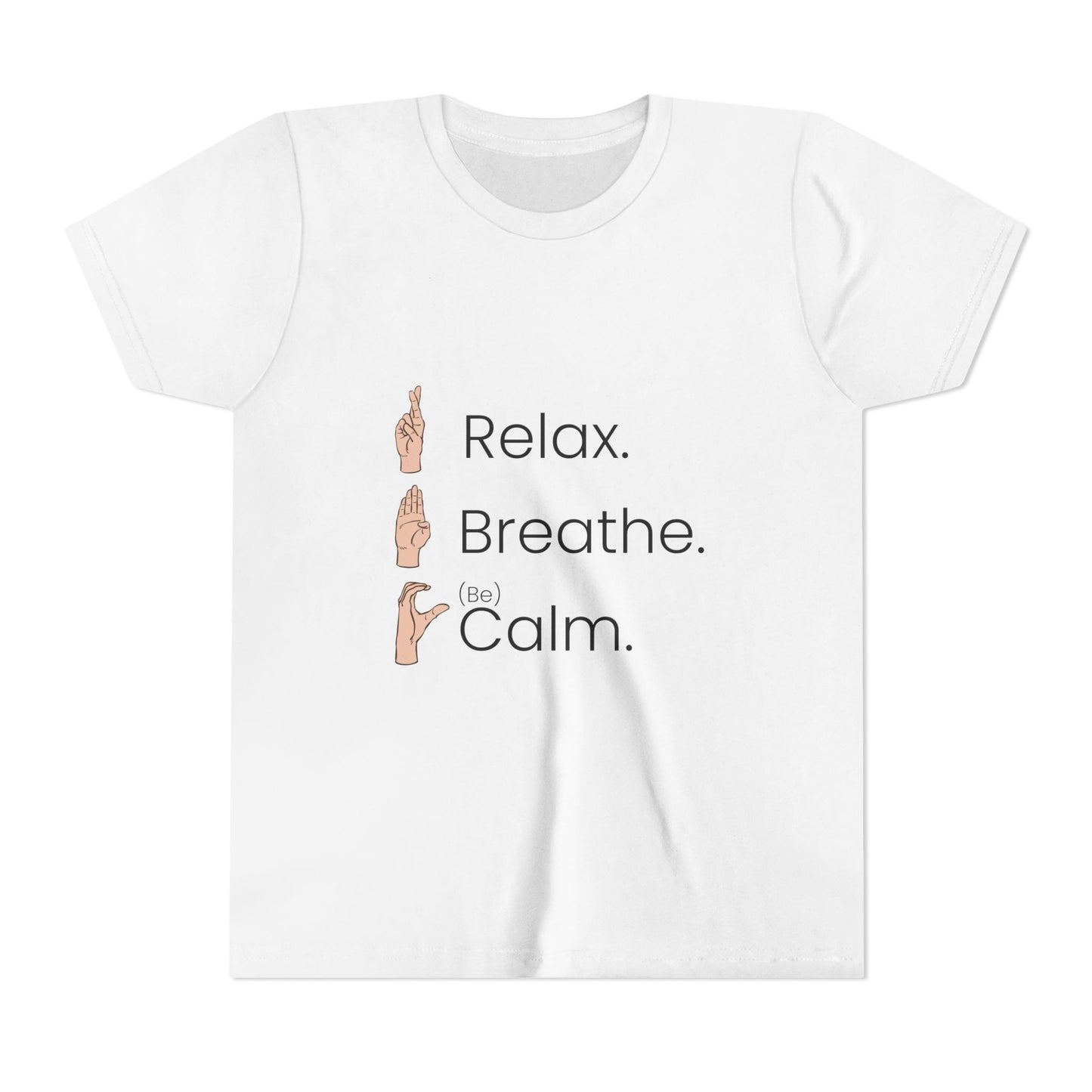 Youth T-Shirt - RBC - Relax. Breathe. (Be) Calm.
