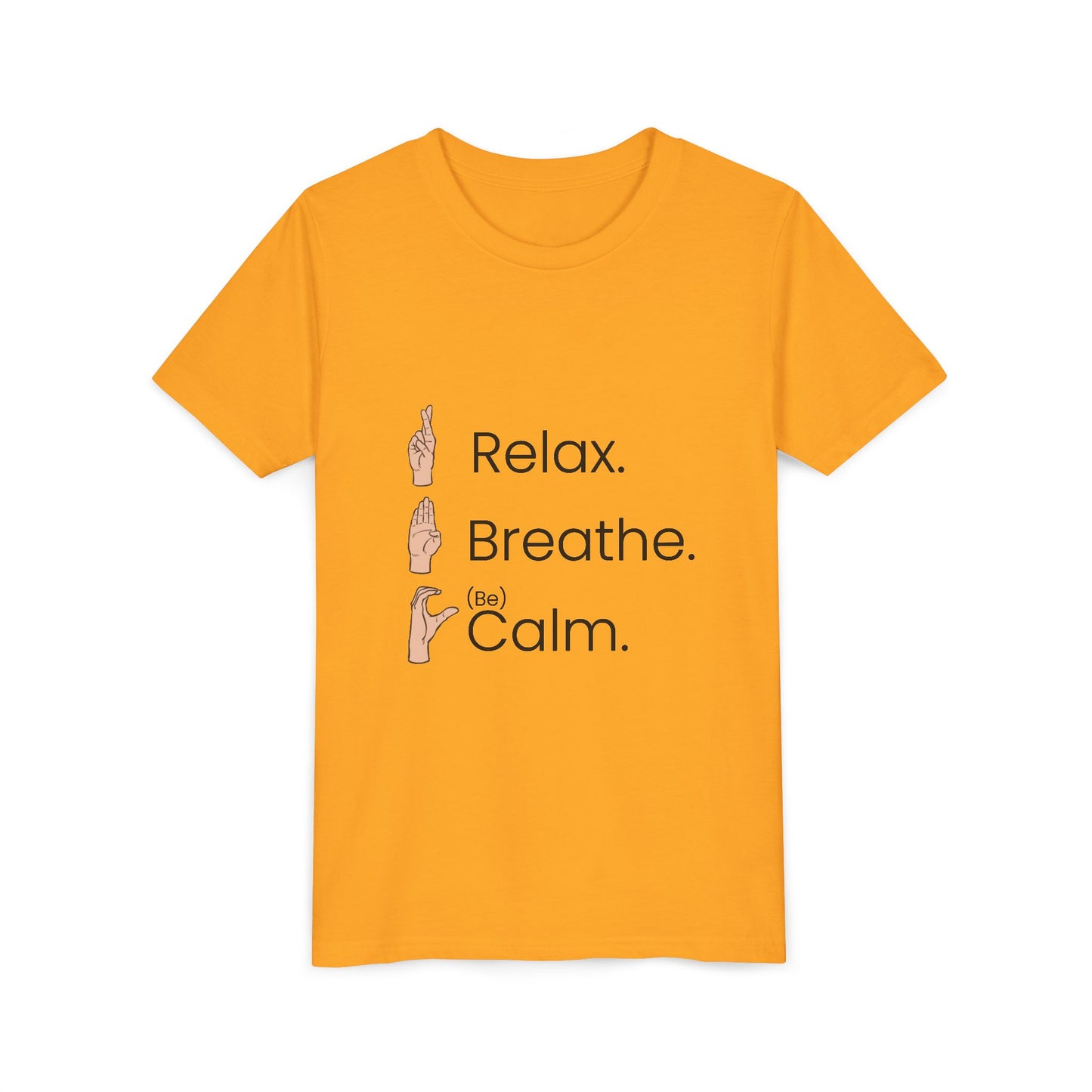 Youth T-Shirt - RBC - Relax. Breathe. (Be) Calm.