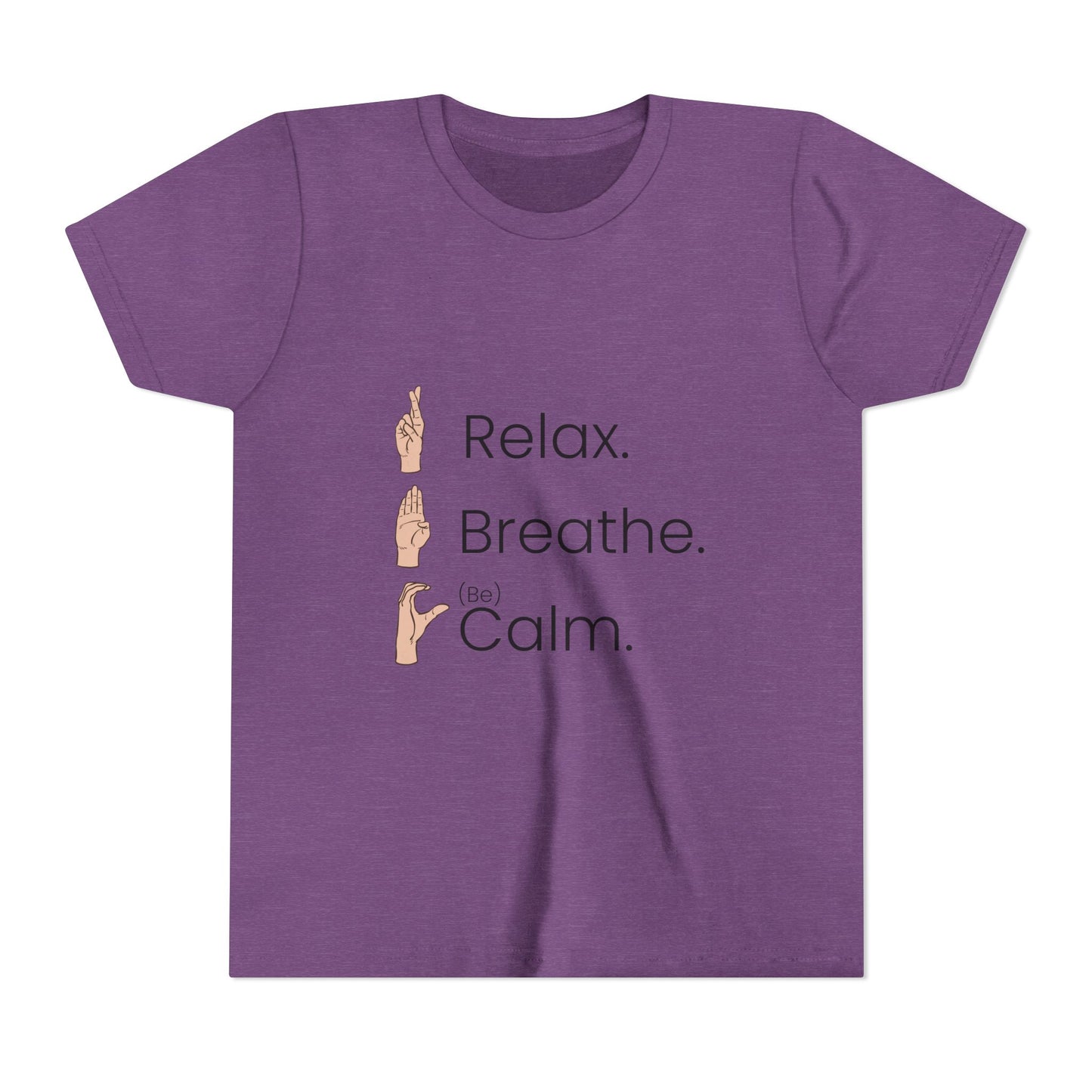 Youth T-Shirt - RBC - Relax. Breathe. (Be) Calm.